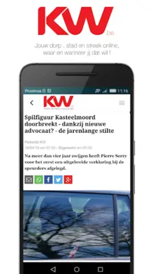 KW.be android App screenshot 0