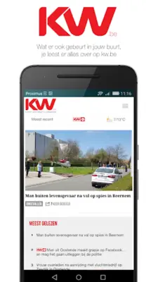 KW.be android App screenshot 2